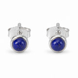 Cercei argint 925 rotunzi cu Lapis Lazuli – claritate si exprimare autentica