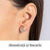 Cercei pentru Abundenta si Bucurie - Citrin Natural