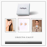 Cercei model sferic cu Calcit Brut - Energie Pozitiva si Echilibru