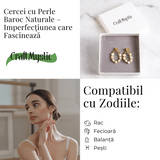 Imperfectiunea care fascineaza - Cercei cu perle baroc naturale
