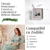 Vibratie Protectoare - Cercei cu Labradorit si Reflexii Albastre
