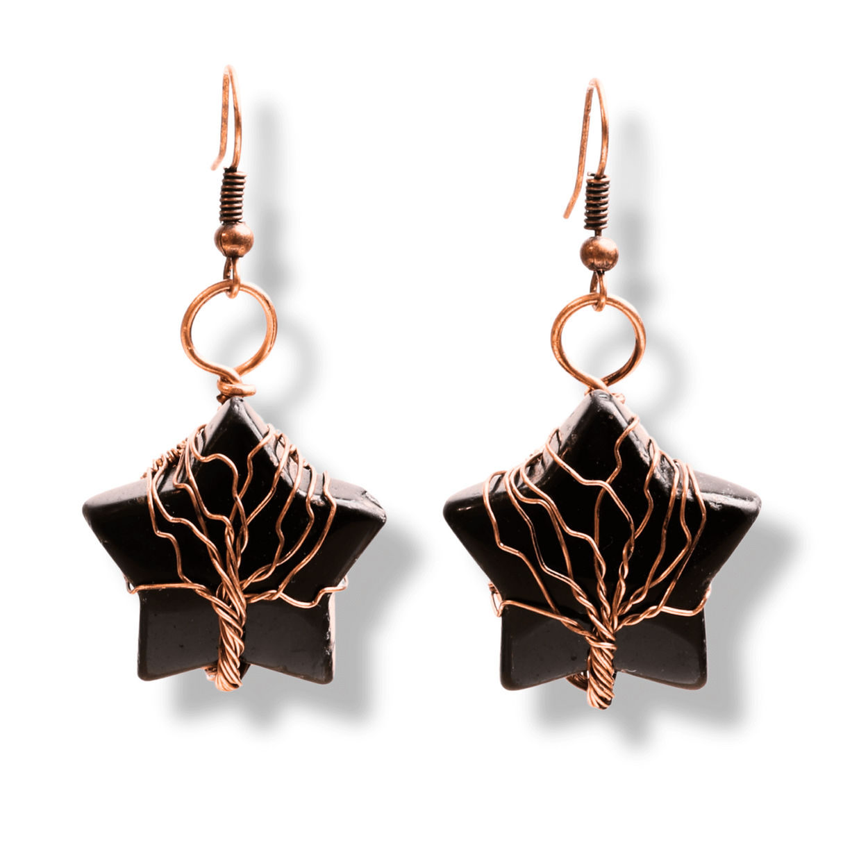 Pachet Mistic de Protectie - Jurnal Vintage "Book of Shadow" cu 7 Pietre Chakre, Colier Obsidian in Forma de Cruce & Bratara Tripla Protectie (Ametist, Hematit, Obsidian)