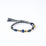 Protectie si Claritate - Bratara Impletita din Lapis Lazuli Natural, Lucrata Manual