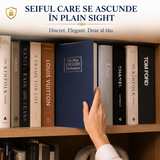 Seif Tip Carte cu Inchidere Cifru – Protectie Discreta pentru Obiecte de Valoare