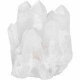 Cluster cristale de stanca transparent natural montat uniform Piatra semipretioasa pentru decoratiuni si vindecare energetica