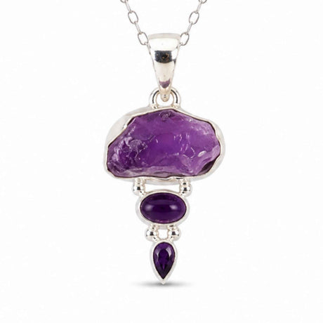 Colier cu Ametist, Argint 925 – CraftMystic