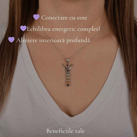 Colier cu cristalele celor 7 chakre – CraftMystic