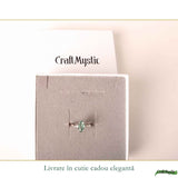 Inel Argint 925 cu Kianit Verde Fatetat – Echilibru si Eleganta Delicata