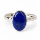 Inel argint 925 cu Lapis Lazuli oval – claritate si eleganta autentica