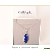Colier argint 925 cu Lapis Lazuli delicat – Claritate mentala si echilibru interior