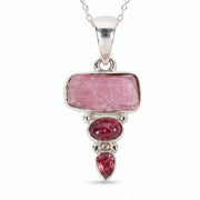 Colier cu Turmalină Roz, Argint 925 – CraftMystic