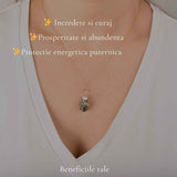 Colier argint 925 cu Pirita neuniform – Prosperitate si incredere