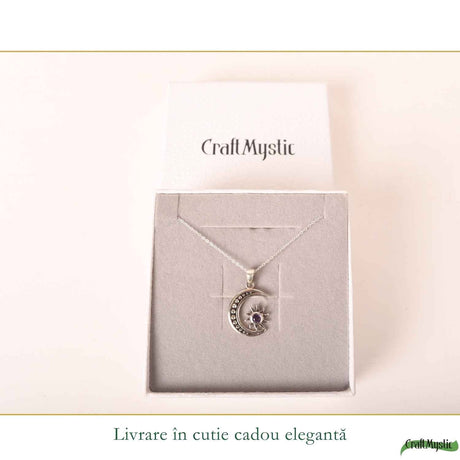 Colier cu Ametist, Argint 925 – CraftMystic