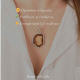 Colier Argint 925 Neuniform cu Chihlimbar Natural - Energie si Protectie Solara