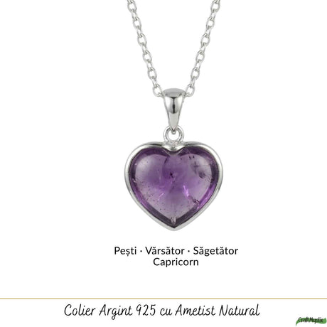Colier cu Ametist, Argint 925 – CraftMystic