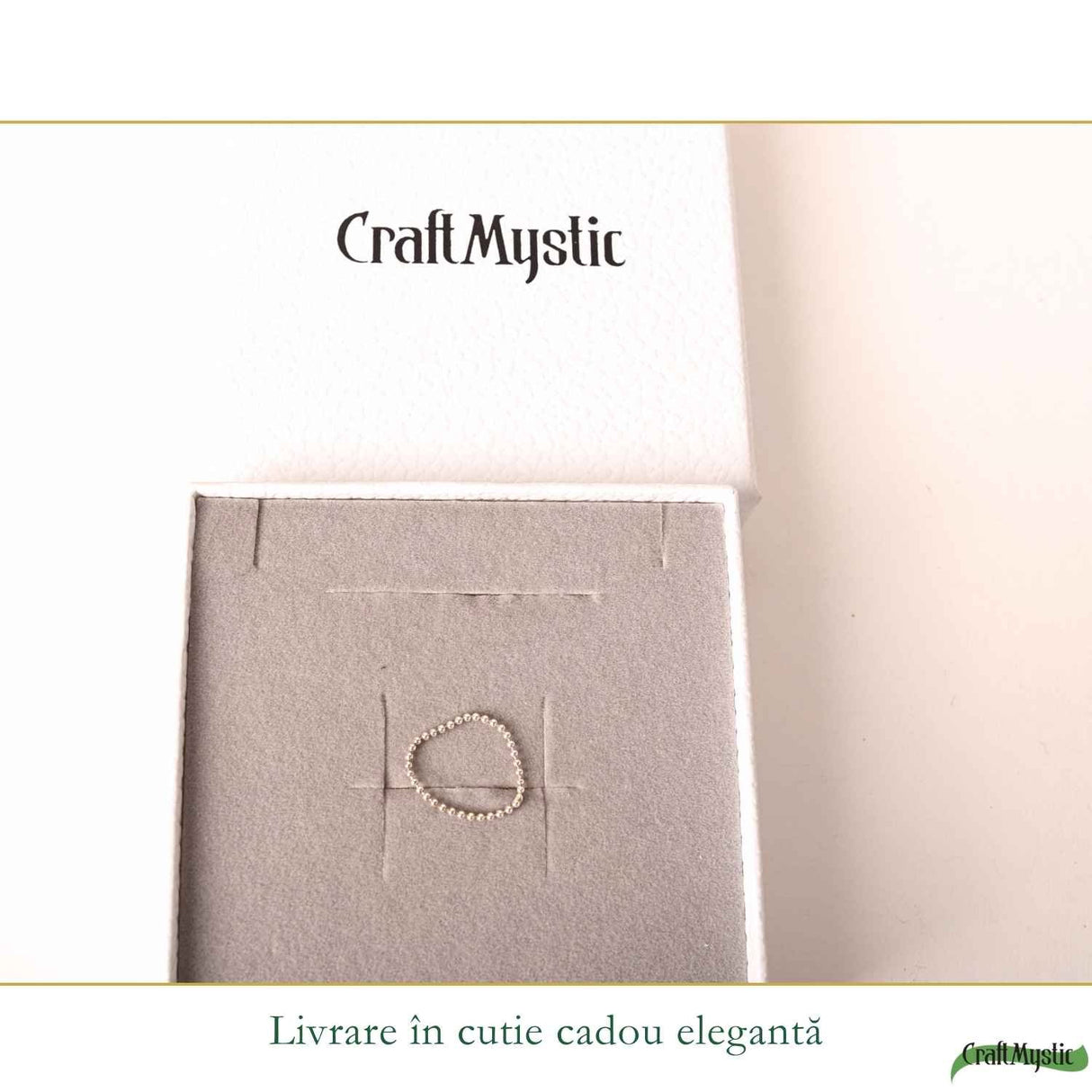 Inel Argint 925 cu Bilute – Eleganta Minimalista si Echilibru Zilnic