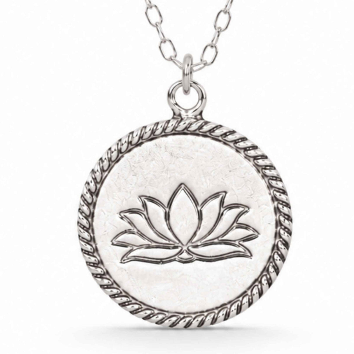 Colier Floare de Lotus din Argint 925 – Echilibru Interior si Renastere Spirituala