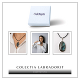 Colier cu Labradorit Oval - Stralucire Mistica si Protectie Energetica