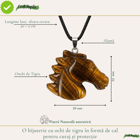 Colier cu Ochi de Tigru – CraftMystic