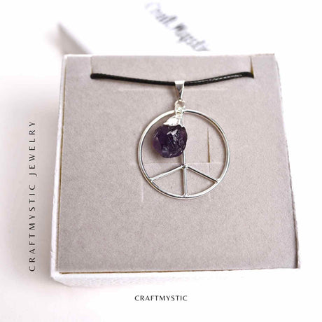 Colier cu Ametist, Cupru – CraftMystic