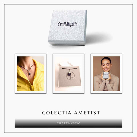 Colier cu Ametist, Cupru – CraftMystic