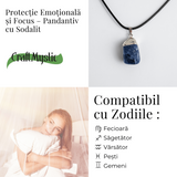 Protectie Emotionala si Focus - Pandantiv cu Sodalit
