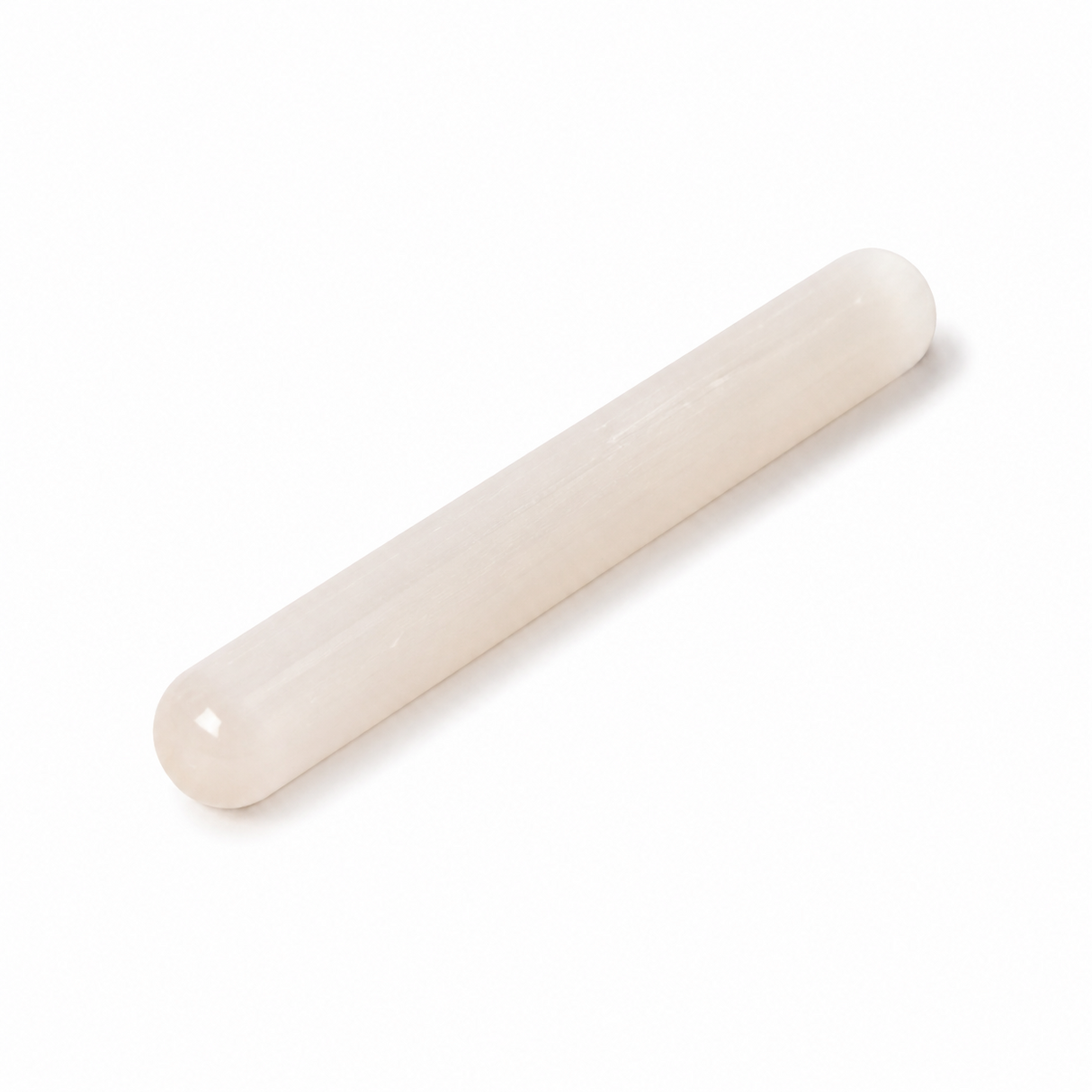 Bat de Selenit Natural 20 cm – Purificare Energetica si Claritate Interioara