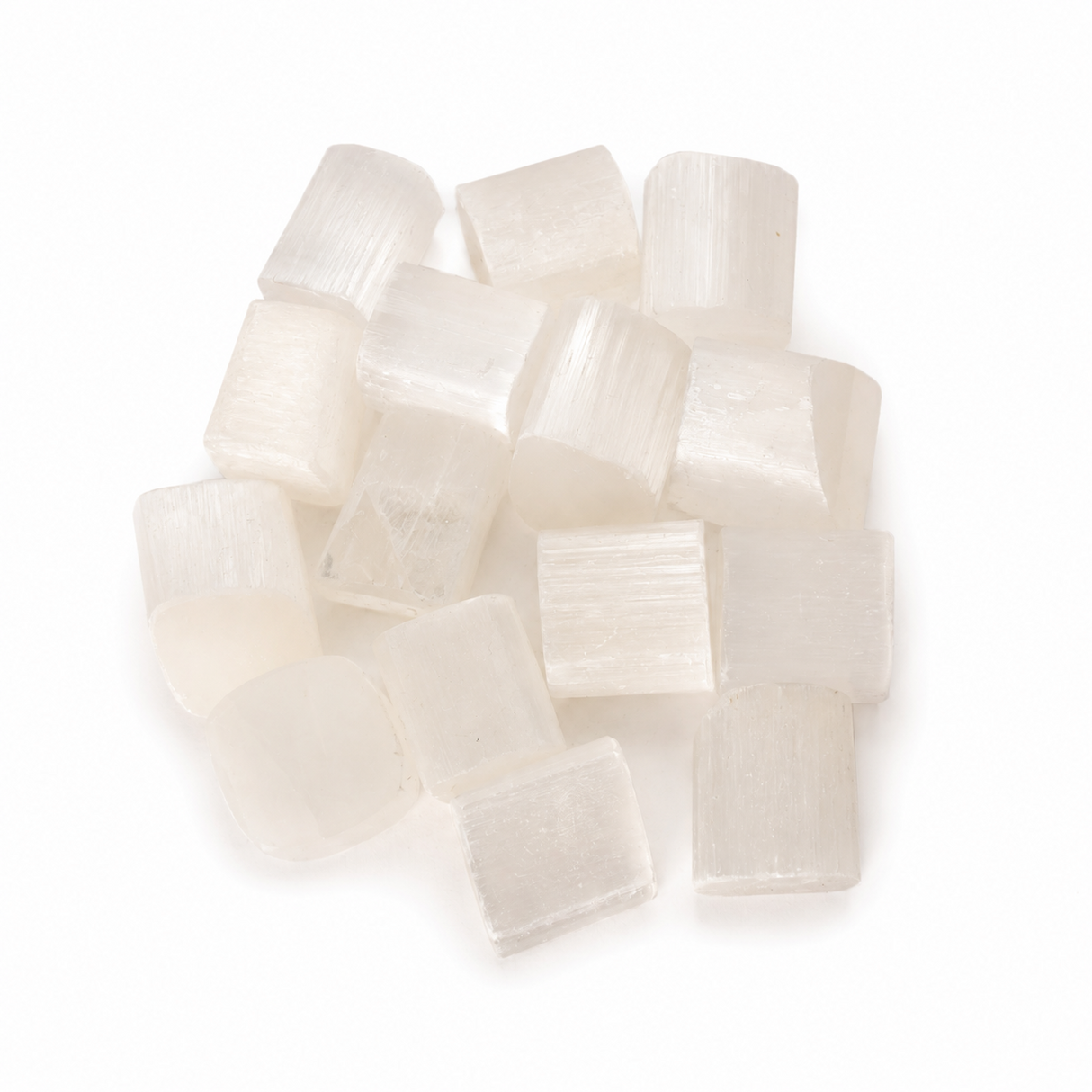 Pietre de Selenit Natural 2-3 cm – Purificare Energetica si Claritate Interioara