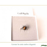 Inel cu Ochi de Tigru Natural in Forma de Soare – Curaj si Incredere in Sine
