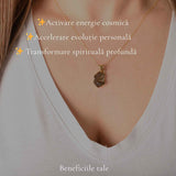 Colier Moldavit Brut Neuniform Argint 925 Placat cu Aur – Claritate si Energie Interioara