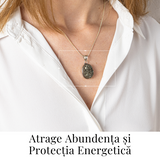 Colier Pirita Ovala - Protectie si Energie Pozitiva