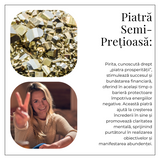 Colier Pirita Ovala - Protectie si Energie Pozitiva