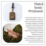 Colier Thangka Nepalez din Lemn de Abanos cu Arborele Vietii - Protectie, Armonie si Renastere Spirituala
