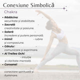 Copacel Orgonic cu 7 Pietre Naturale – Forma Inima pentru Cele 7 Chakre