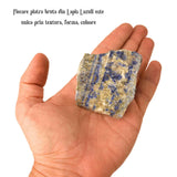 Cristal Natural Brut Lapis Lazuli - Piatra de Vindecare si Auto-Cunoastere, Dimensiuni 5.5-7 cm, Greutate 80-150g