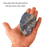 Cristal Natural Brut Lapis Lazuli - Piatra de Vindecare si Auto-Cunoastere, Dimensiuni 5.5-7 cm, Greutate 80-150g