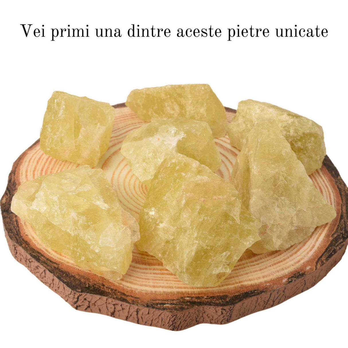 Cristal natural unicat Citrin pietre brute 6-7 cm - Pietre semipretioase pentru optimism, creativitate, motivatie