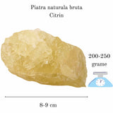 Cristal natural unicat Citrin pietre brute 6-7 cm - Pietre semipretioase pentru optimism, creativitate, motivatie