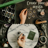 Set 21 Sticlute cu Mini Cristale si Pietre Naturale pentru Ritualuri Magice si Meditatie