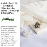 Inelul claritatii - Cristal de stanca pentru minte limpede si intentii pure