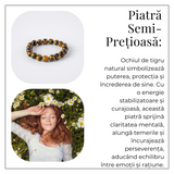 Putere si Protectie - Bratara din Ochi de Tigru Natural 10mm