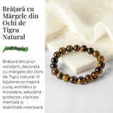 Putere si Protectie - Bratara din Ochi de Tigru Natural 10mm