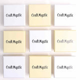 Cutie bijuterii crem inscriptionata CraftMystic - Protectie si Eleganta pentru Bijuterii