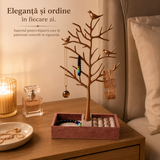 Suport pentru Bijuterii Arbore cu Pasari – Organizare Eleganta si Decor de Poveste