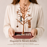 Suport pentru Bijuterii Arbore cu Pasari – Organizare Eleganta si Decor de Poveste
