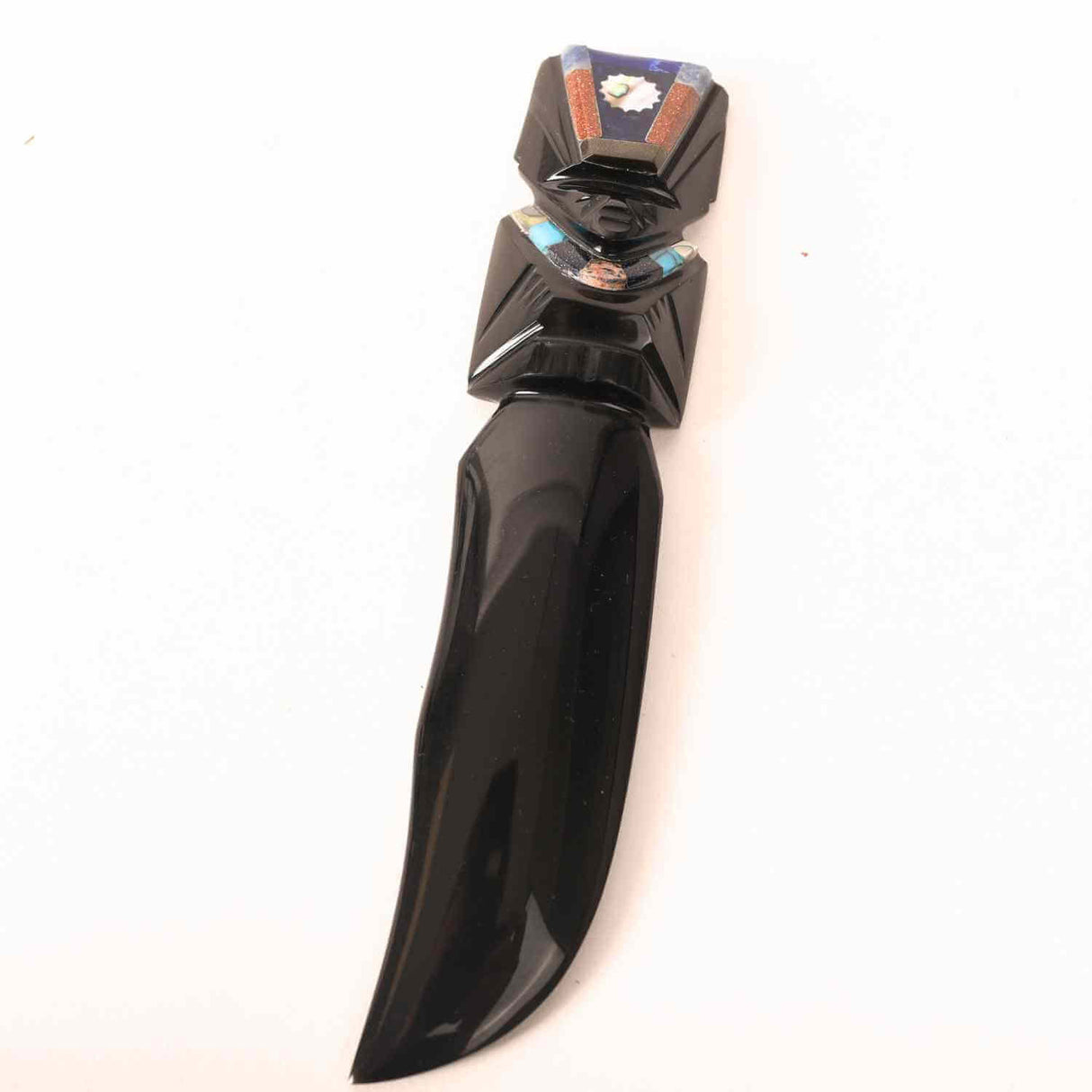 Cutit ceremonial din Obsidian natural – Editie limitata Mexic – 20 cm