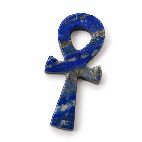 Talisman Ankh din Lapis Lazuli natural 5 cm