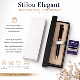 Set stilou Submarine negru cu auriu în cutie de prezentare