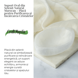 Bol din Selenit Natural - Purificare Energetica si Incarcare Cristalina