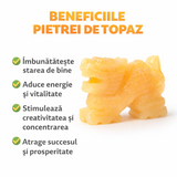 Dragon din Topaz Galben – Forta Interioara, Prosperitate si Claritate Mentala